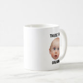 Opa-Tasse-Geschenk, Personalisiertes Baby-Gesicht Kaffeetasse (VorderseiteRechts)