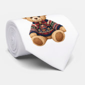Opa-Teddybär Krawatte (Gerollt)