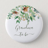 Opa to be Eucalyptus Greenery Großvater Button