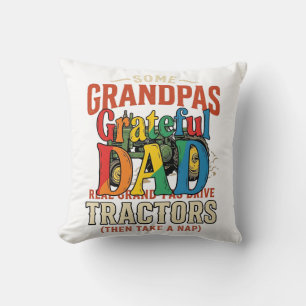 Opa Traktor Vintage Farm Nap-Shirt Design_1 Kissen