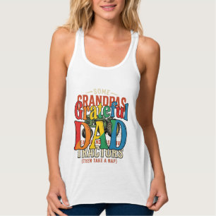 Opa Traktor Vintage Farm Nap-Shirt Design_1 Tank Top