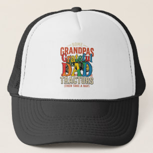 Opa Traktor Vintage Farm Nap-Shirt Design_1 Truckerkappe