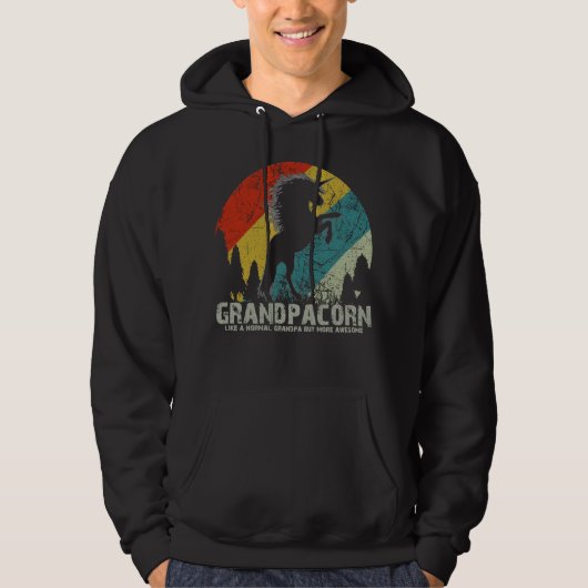 Opa unciorn hoodie (Vorderseite)