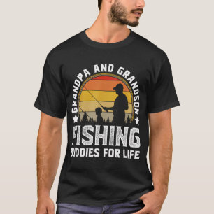 Opa und Enkel Angelkumpels fürs Leben - Fi T-Shirt