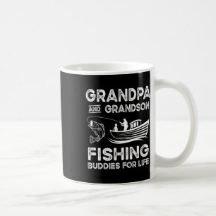 Opa und Enkel Angelkumpels fürs Leben Geschenk Kaffeetasse