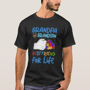 Opa und Enkel bester Freund fürs Leben Autismus Er T-Shirt