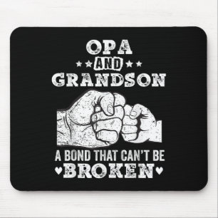 Opa und Enkel Eine Bindung, die nicht gebrochen we Mousepad