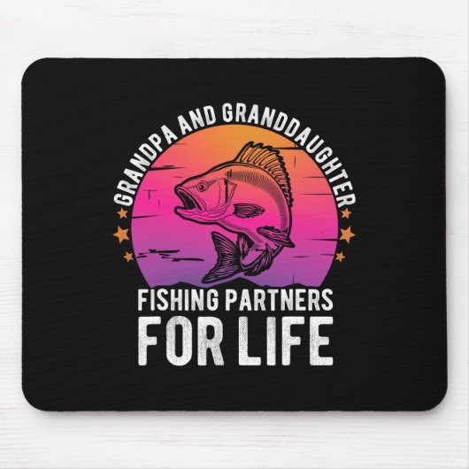 Opa und Enkelin Angelpartner fürs Leben Mousepad (Vorne)