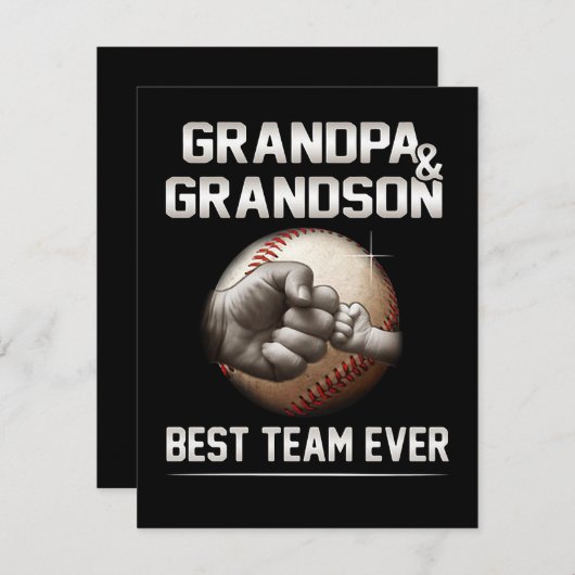 Opa und Grand-Prix-Team Einladung (Vorne/Hinten)