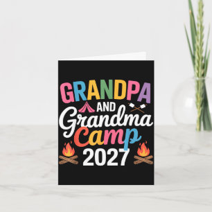 Opa und Oma Camp 2027 Großeltern Camping Karte