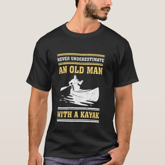 Opa unterschätzt nie einen alten Mann mit Kaya T-Shirt (Vorderseite)