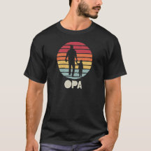Opa Vintag Retro Sunset Vater und Kind