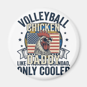 Opa Volleyball Vintage Lustiges Shirt Design_1 Magnet