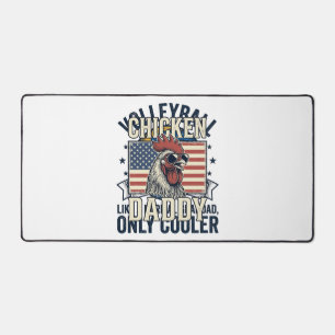 Opa Volleyball Vintage Lustiges Shirt Design_1 Schreibtischunterlage