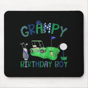 Opa vom Geburtstagsjungen Hole-in-One-Golf-Fan Mousepad