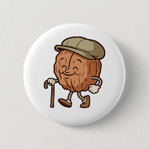 Opa Walnuss Button