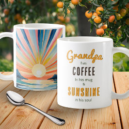 Opa Watercolor Sonnenaufgang Inspirierend Angebot Kaffeetasse