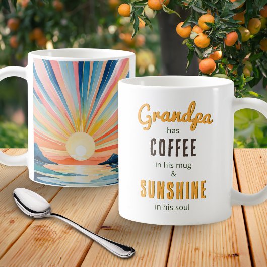 Opa Watercolor Sonnenaufgang Inspirierend Angebot Kaffeetasse