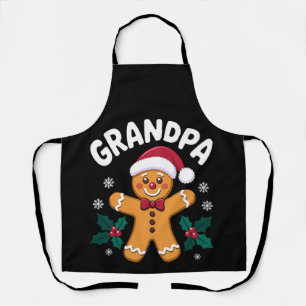 Opa Weihnachten Lebkuchen Weihnachtsmann Hut Famil Schürze