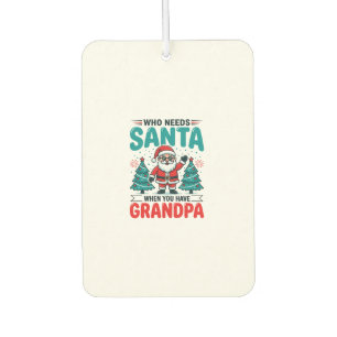 Opa Weihnachten Santa Familie Autolufterfrischer