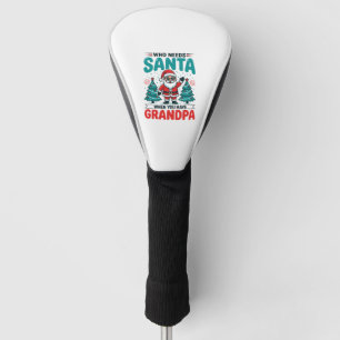 Opa Weihnachten Santa Familie Golf Headcover