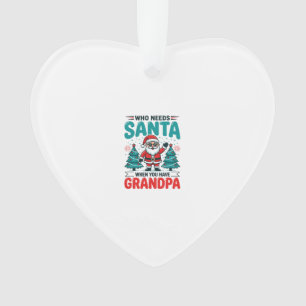 Opa Weihnachten Santa Familie Ornament