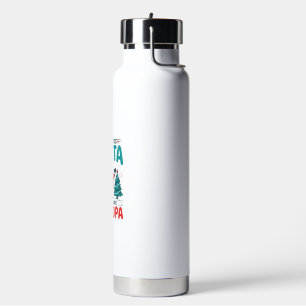 Opa Weihnachten Santa Familie Trinkflasche