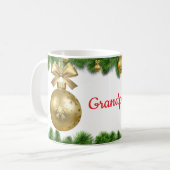 Opa Weihnachtstasse Kaffeetasse (Vorderseite Links)