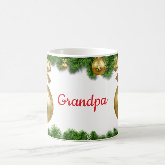 Opa Weihnachtstasse Kaffeetasse (Mittel)