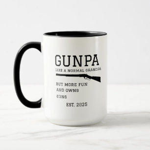 Opa wie ein normaler Opa, aber besitzt Waffen Tasse