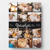 Opa Wir Liebe hören Sie Moderne FotoCollage Fotoplatte (Vorderseite)