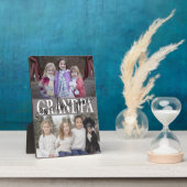 Opa Wir Liebe Sie FotoCollage Fotoplatte (Seite)