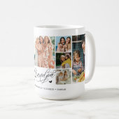 Opa Wir Liebe Sie Fotocollage Typografie Kaffeetasse (VorderseiteRechts)