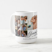 Opa Wir Liebe Sie Fotocollage Typografie Kaffeetasse (Vorderseite Links)