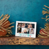 Opa Wir Liebe Sie Moderne FotoCollage Fotoplatte (Seite)