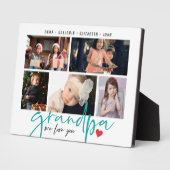 Opa Wir Liebe Sie Moderne FotoCollage Fotoplatte (Seite)