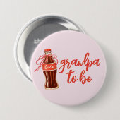 Opa wird Vintage-Cola-Flasche Retro-Soda Button (Vorne & Hinten)