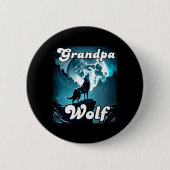 Opa Wolf Matching Tribe Wolves Camping Pack Fa Button (Vorderseite)