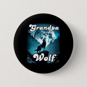 Opa Wolf Matching Tribe Wolves Camping Pack Fa Button