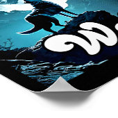 Opa Wolf Matching Tribe Wolves Camping Pack Fa Poster (Ecke)