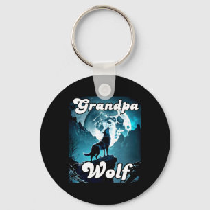 Opa Wolf Matching Tribe Wolves Camping Pack Fa Schlüsselanhänger