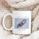 Opa Year etabliertes New Baby Foto Kaffeetasse<br><div class="desc">Ein einfaches Großvater Jahr etablierte Baby Foto Kaffee Tasse. Diese Tasse enthält klassische Texten mit einem Baby-Foto. Das Foto dient nur zur Platzierung und kann durch jedes Foto ersetzt werden, das Sie auswählen. Jeder Text kann mit jedem beliebigen Text Ihrer Wahl angepasst werden. Das ideale Geschenk für Großvaters Geburtstag, Weihnachten,...</div>