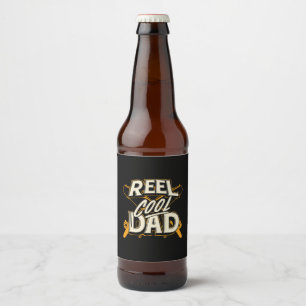 Opa-Zitate   Angeln Cooler Vater Bierflaschenetikett