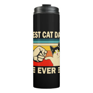 Opa-Zitate Bester Katzenpapa überhaupt Thermosbecher