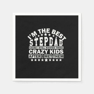 Opa‑Zitate Ich bin der beste Stiefvater Serviette