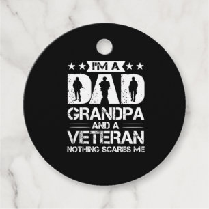 Opa Zitate Ich bin ein Vater und ein Veteran Geschenkanhänger