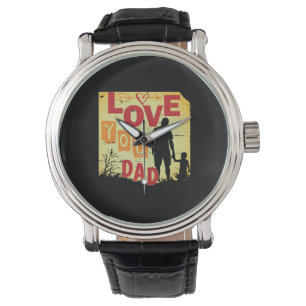 Opa-Zitate   Ich liebe dich Papa Armbanduhr