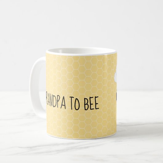 Opa zu Bienen Tasse für den Großvater (Vorderseite Links)