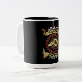 Opa zu sein ist eine Ehre, PaPa zu sein, ist unbez Zweifarbige Tasse (Vorderseite Links)