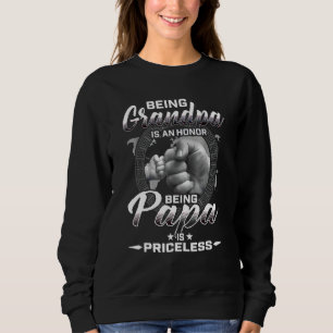 Opa zu sein ist eine Ehre Papa zu sein ist unbezah Sweatshirt